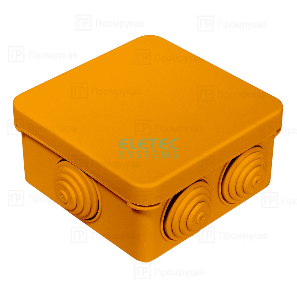 Коробка огнестойкая для о/п 40-0210-FR2.5-4 E15-E120 80x80x40 Промрукав, 40-0210-FR2.5-4
