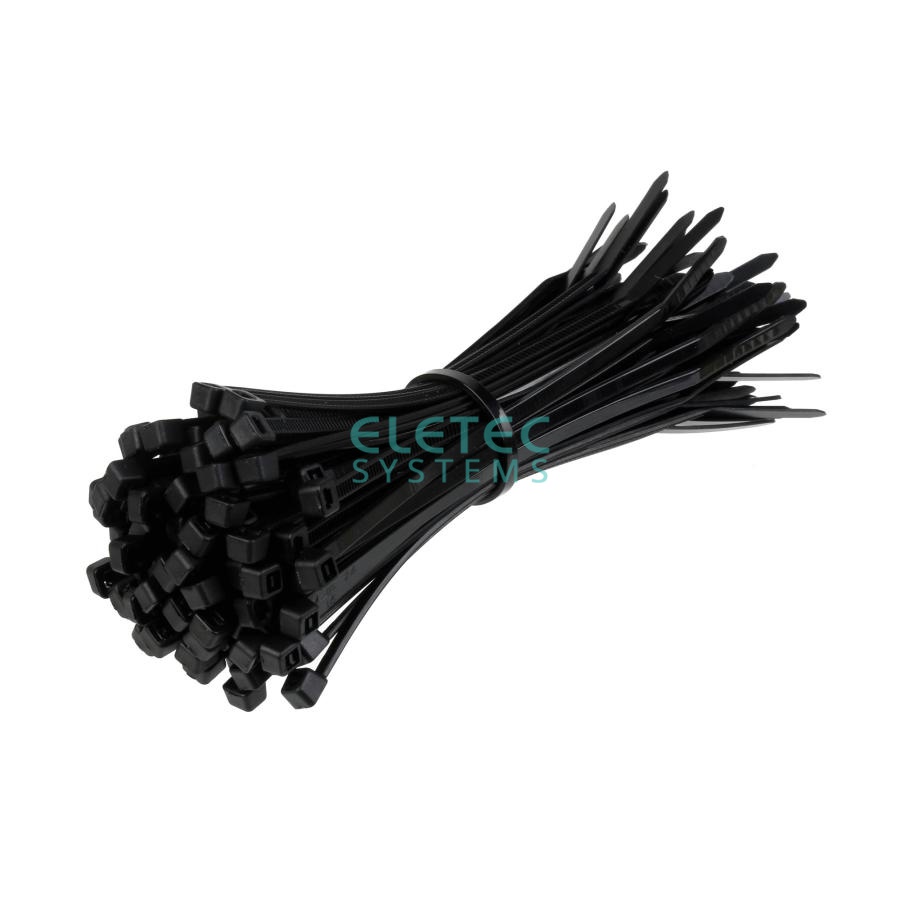 Стяжка для кабеля 140х2,5 черная (100 шт), 9071