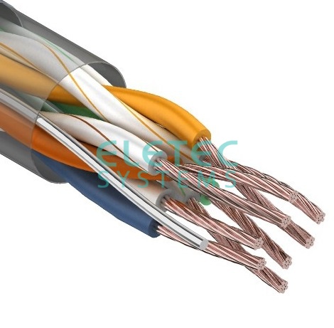 Кабель UTP 5E Eletec 4x2xAWG24, STRANDED (многопроволочные жилы), 305 м, медь, 06-970