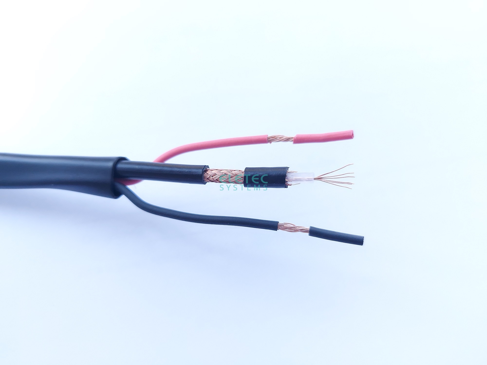 Кабель комбинированный RG-59 MICRO+2x0.75 мм2  75 Ом, outdoor, 200 м, 04-625