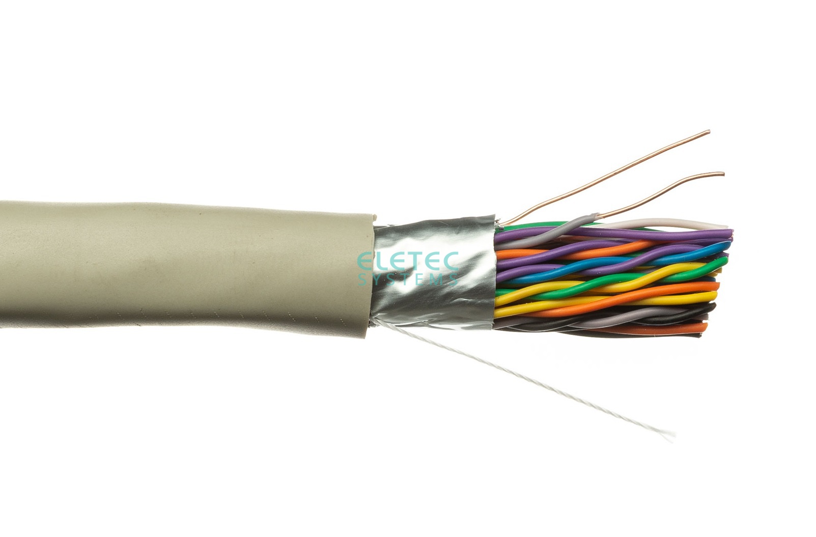 Кабель FTP 5E Eletec 25x2xAWG24, 305 м, медь, 06-951