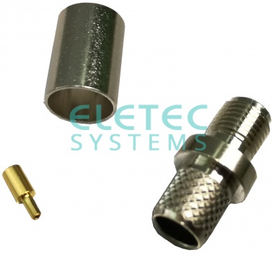 Гнездо SMA обжим на кабель 5D-FB (аналог S-211/5D), SMA-030
