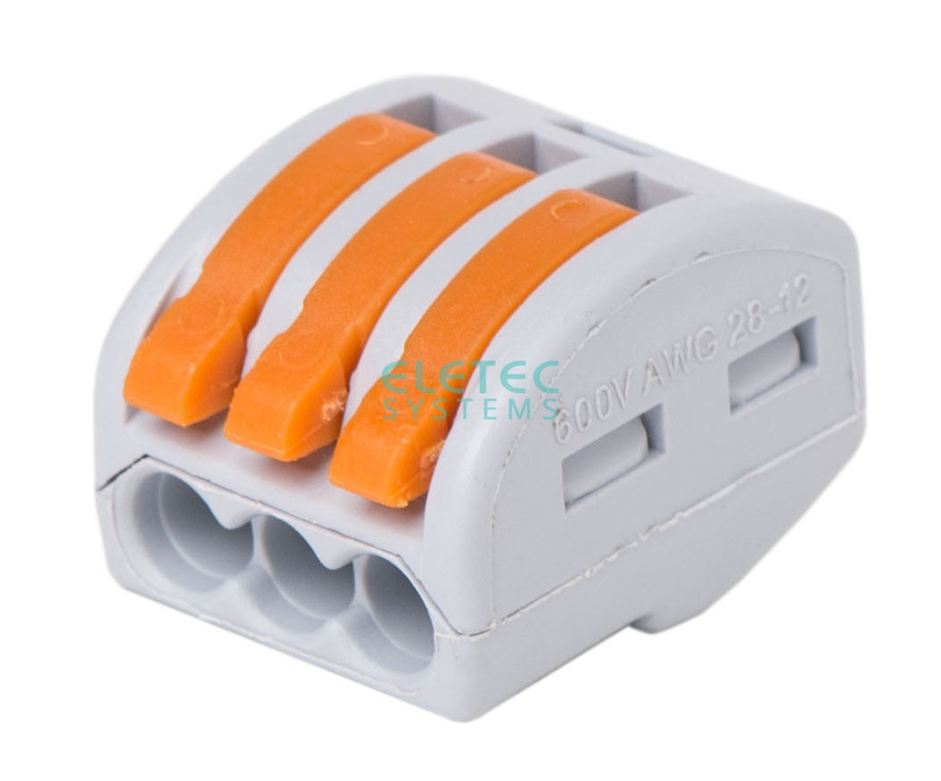 Клемма СМК-413 (3x2.5 мм2 с рычажком) CU, 