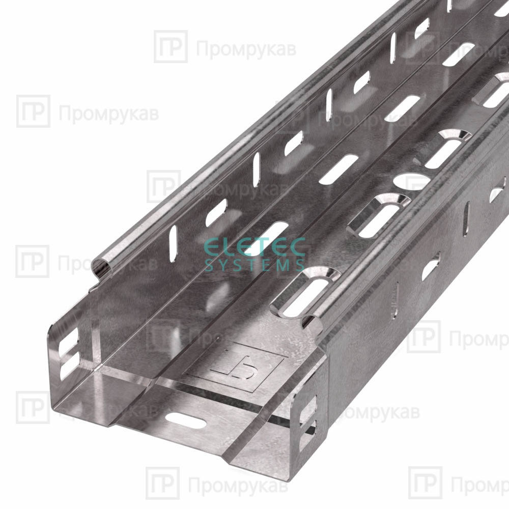 Лоток перфорированный Стандарт 200х100х3000 (6 м/уп) Промрукав, PR16.0010