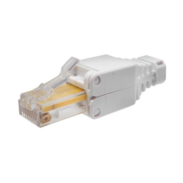 Коннектор RJ-45 8P-8C CAT5e, безинструментальный, для одножильного и многожильного кабеля ELETEC, 3MB