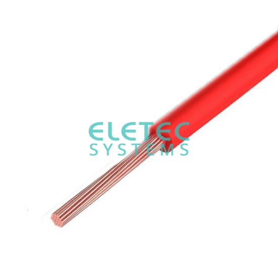 Кабель для громкоговорителей 1х0,5 мм2 , красный, ССА, 100 м, 10-106