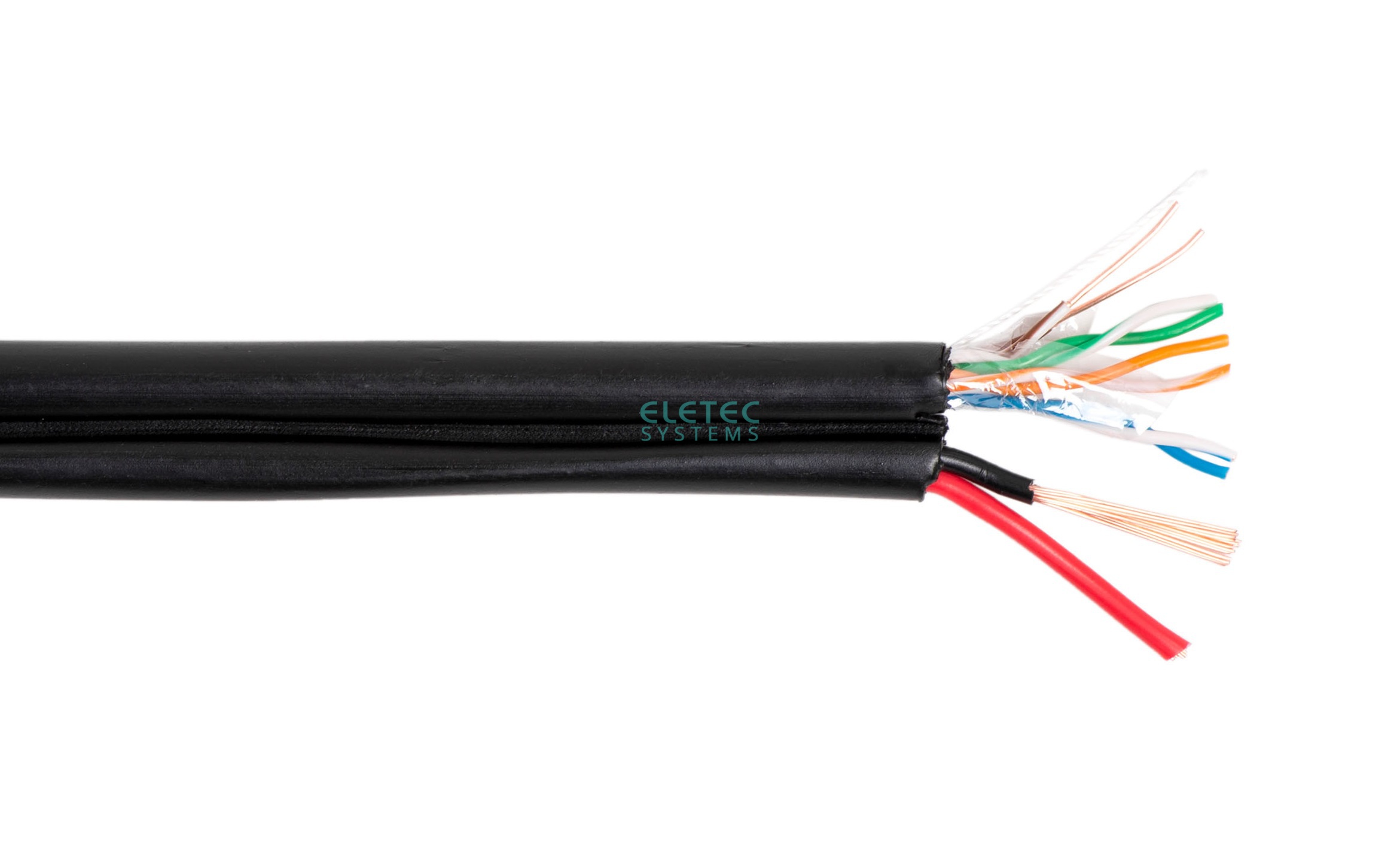 Кабель комб. UTP 5E 4x2x0.5 + 2x0.75 outdoor эконом, 200 м, 05-016