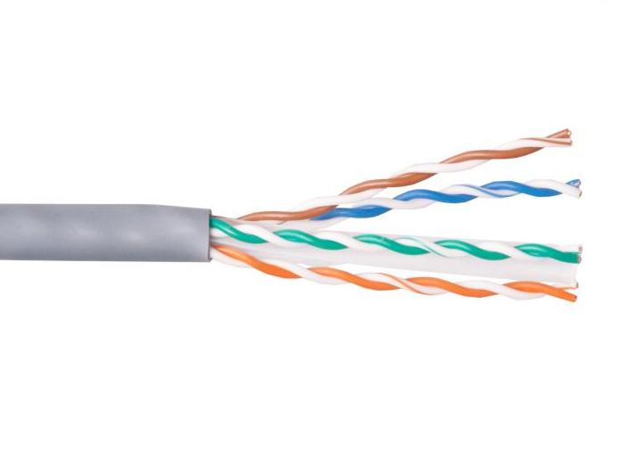 Кабель UTP 6A Eletec 4x2xAWG23 LSZH, 305 м, медь серый, 06-748