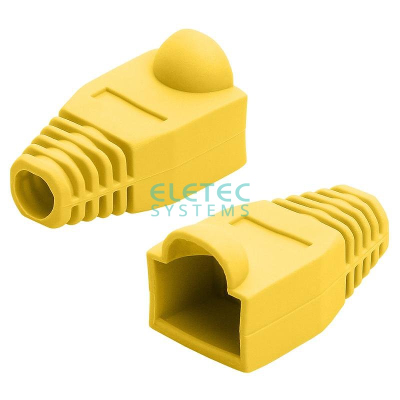 Колпачок изолирующий RJ-45, желтый, 