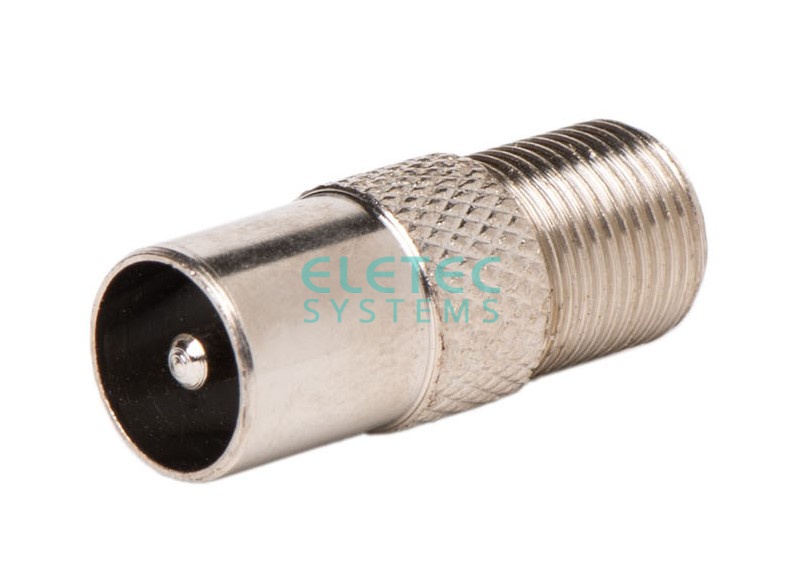 Переход гнездо F - штекер TV, F13