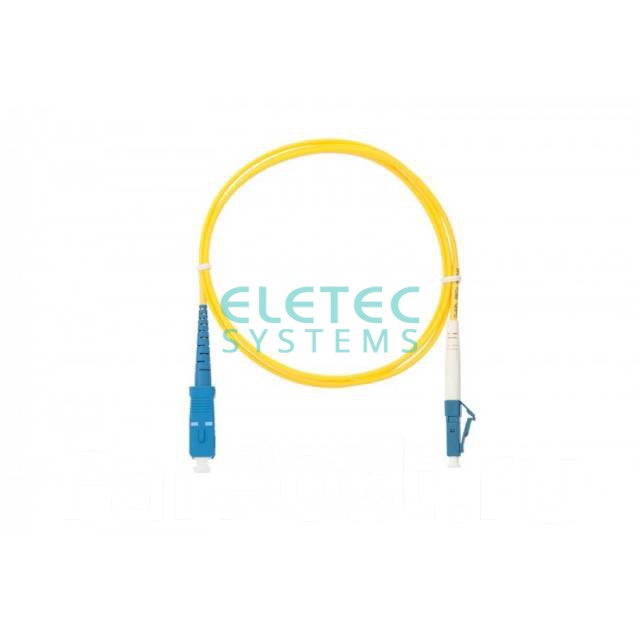 Патч-корд simplex SM LC/UPC-SC/UPC,3.0 мм 9/125, 3м, 09-313-3