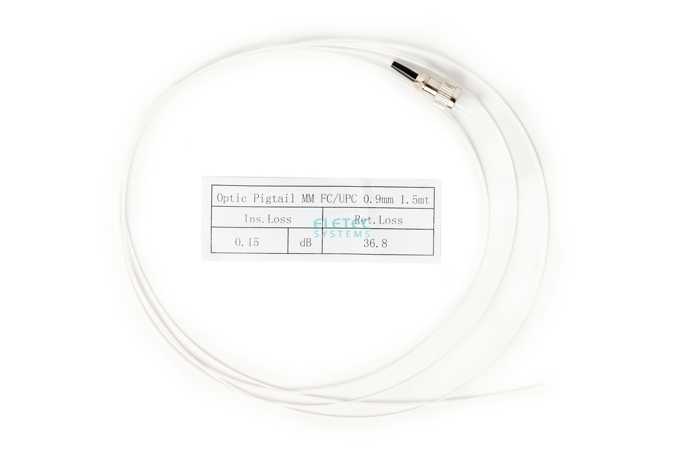 Пигтейл MM FC/UPC  buffer 0.9мм 50/125, 1,5 м, 09-251