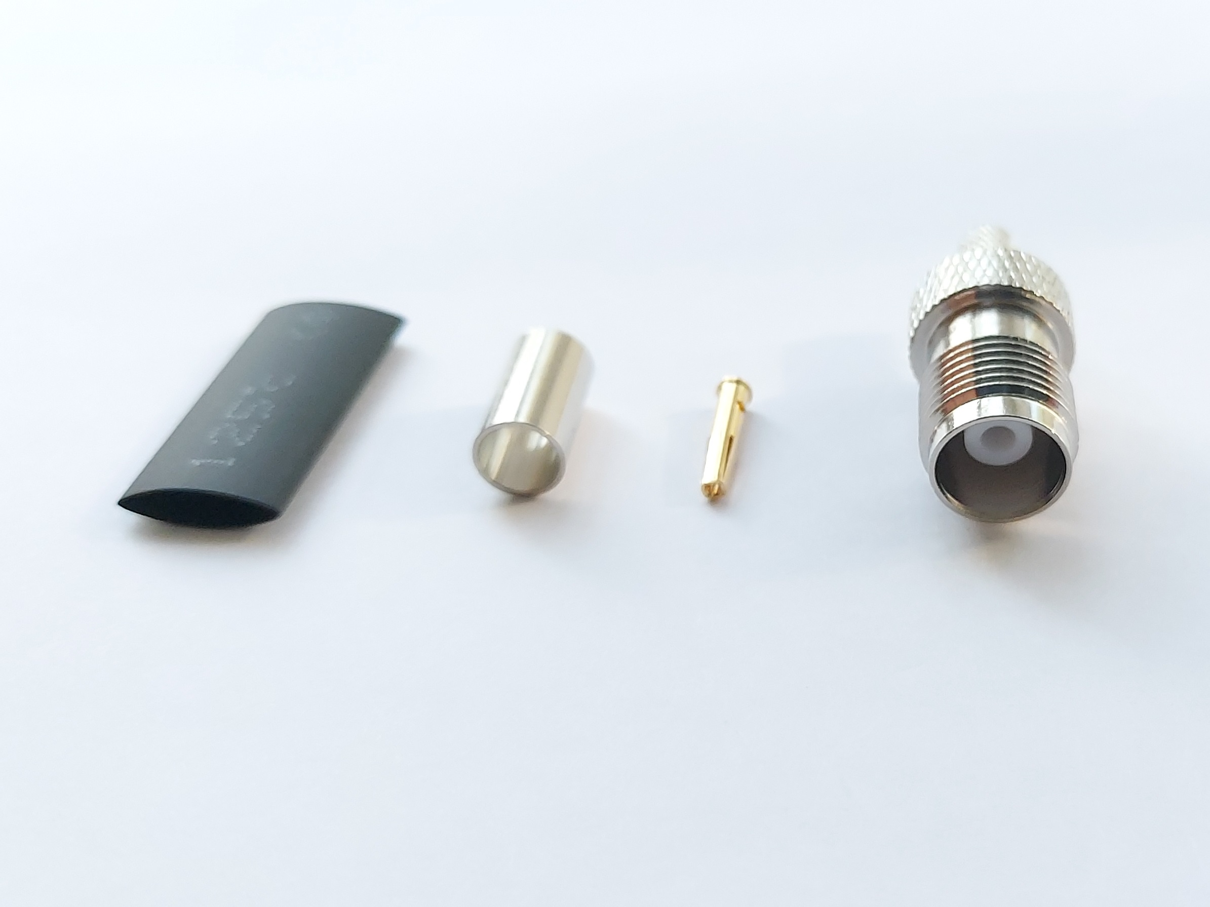 Гнездо TNC обжим на кабель RG58/U (аналог T-211F), индивидуальная упаковка, BC60