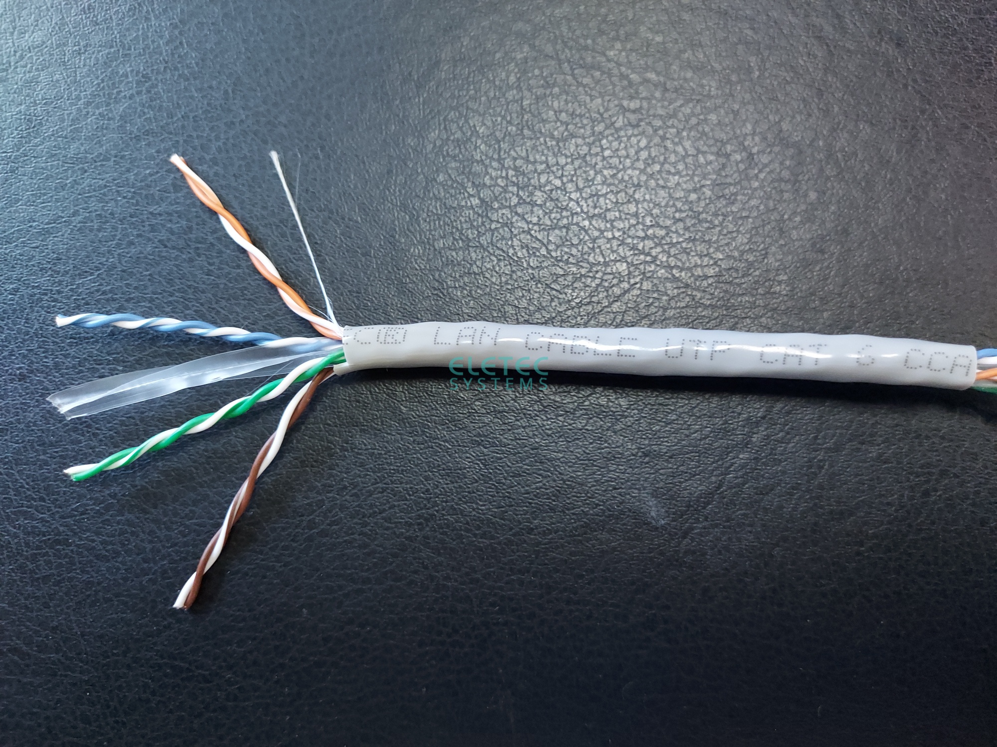 Кабель UTP 6 Eletec 4x2xAWG23, эконом, 305м, CCA, 06-811