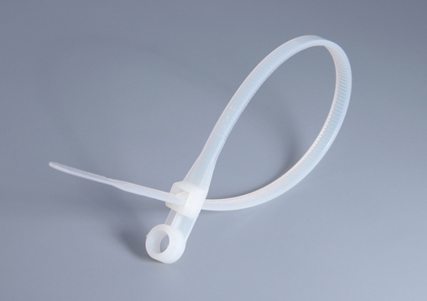 Хомут нейлоновый Eletec 100х3,6 бесцветный, с отверстием (100 шт), 