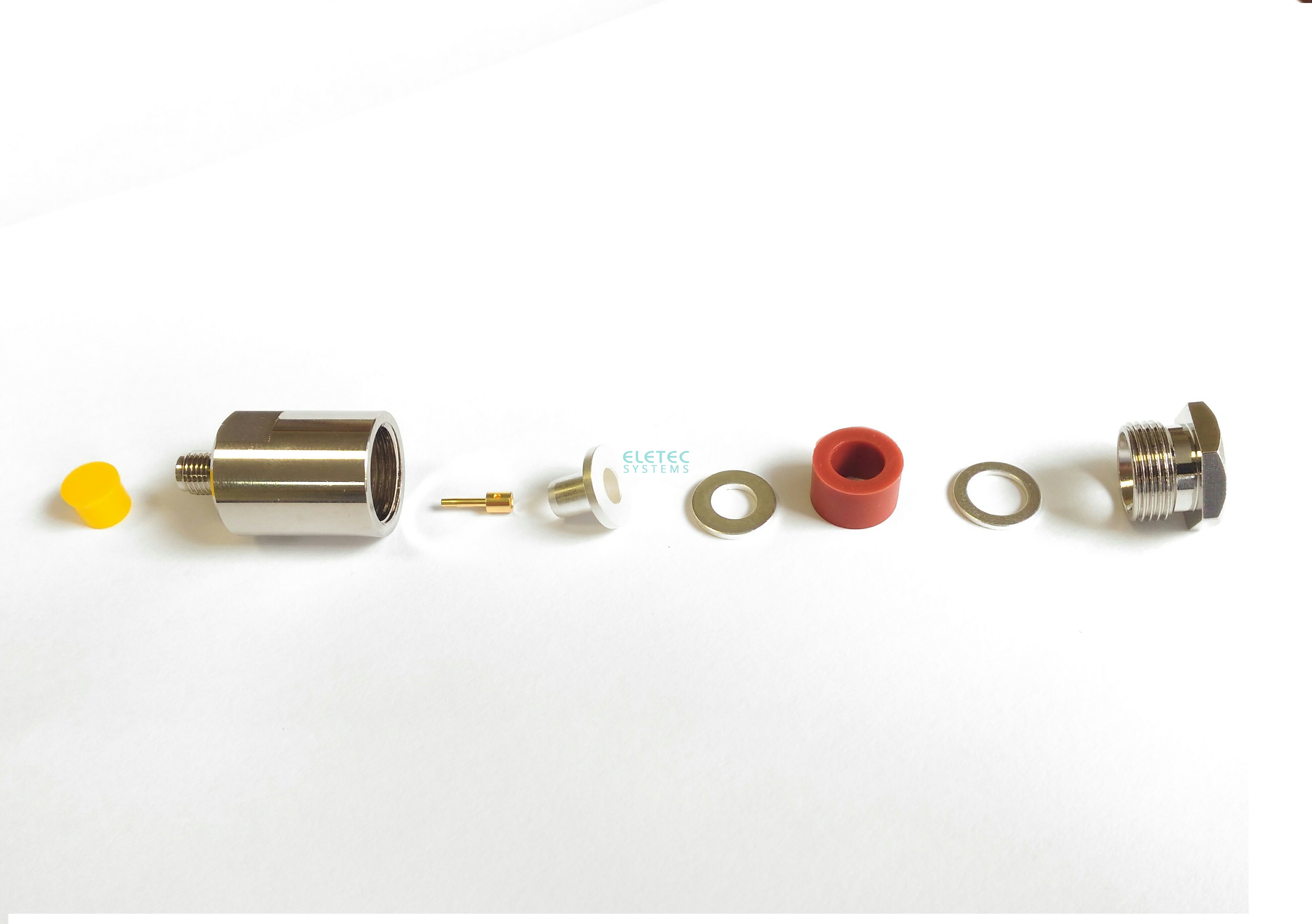 Гнездо SMA прижимной на кабель 5D-FB (аналог S-212/5D), SMA-021