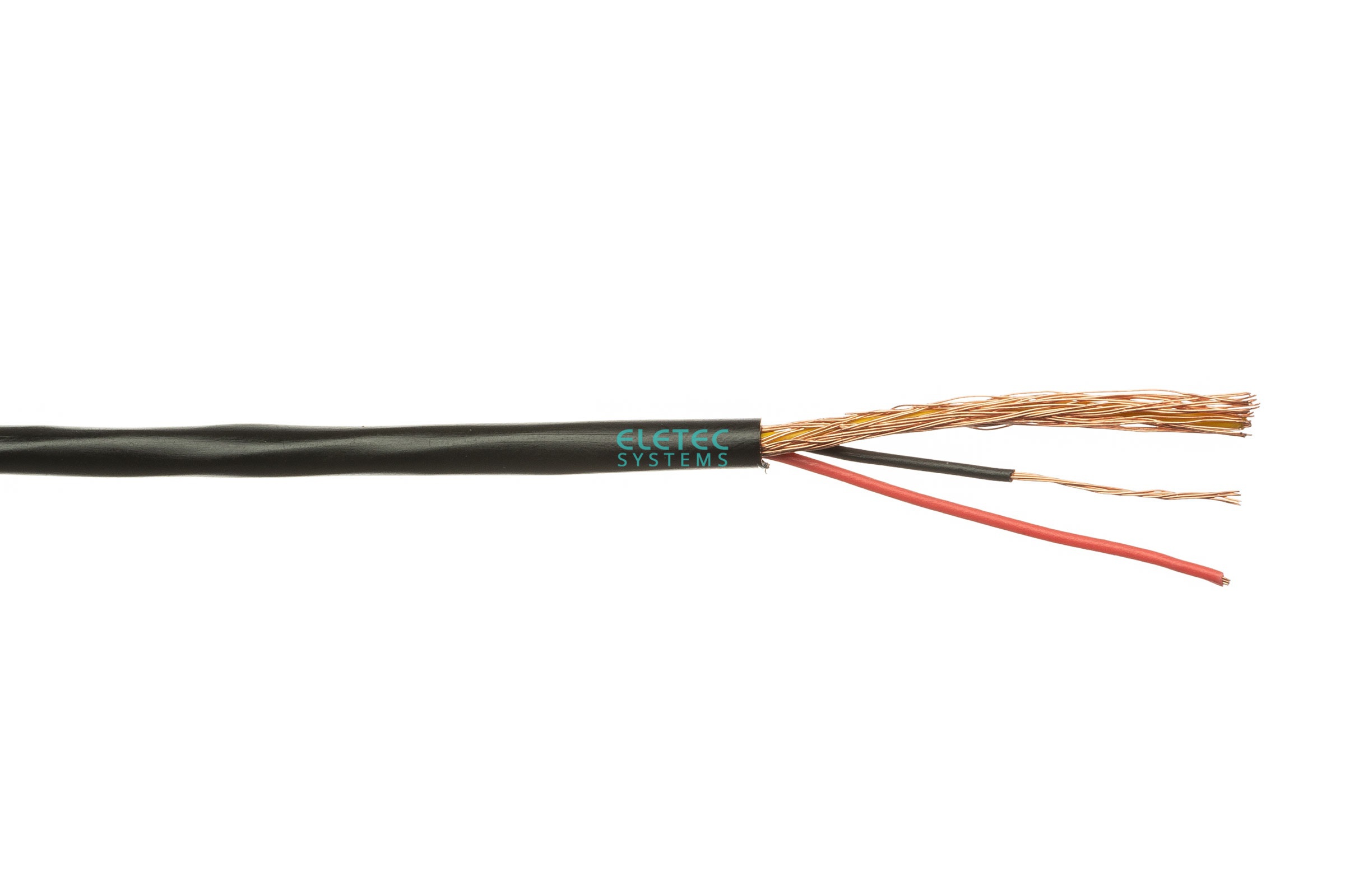 Комбинированный кабель Video+2х0,22 мм2 (аналог ШВЭП 3х0,22 мм2) наружный, 200 м, 11-160