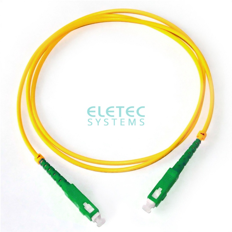 Патч-корд simplex SM SC/APC-SC/APC,3.0 мм 9/125 LSZH, 2м, 09-330-2